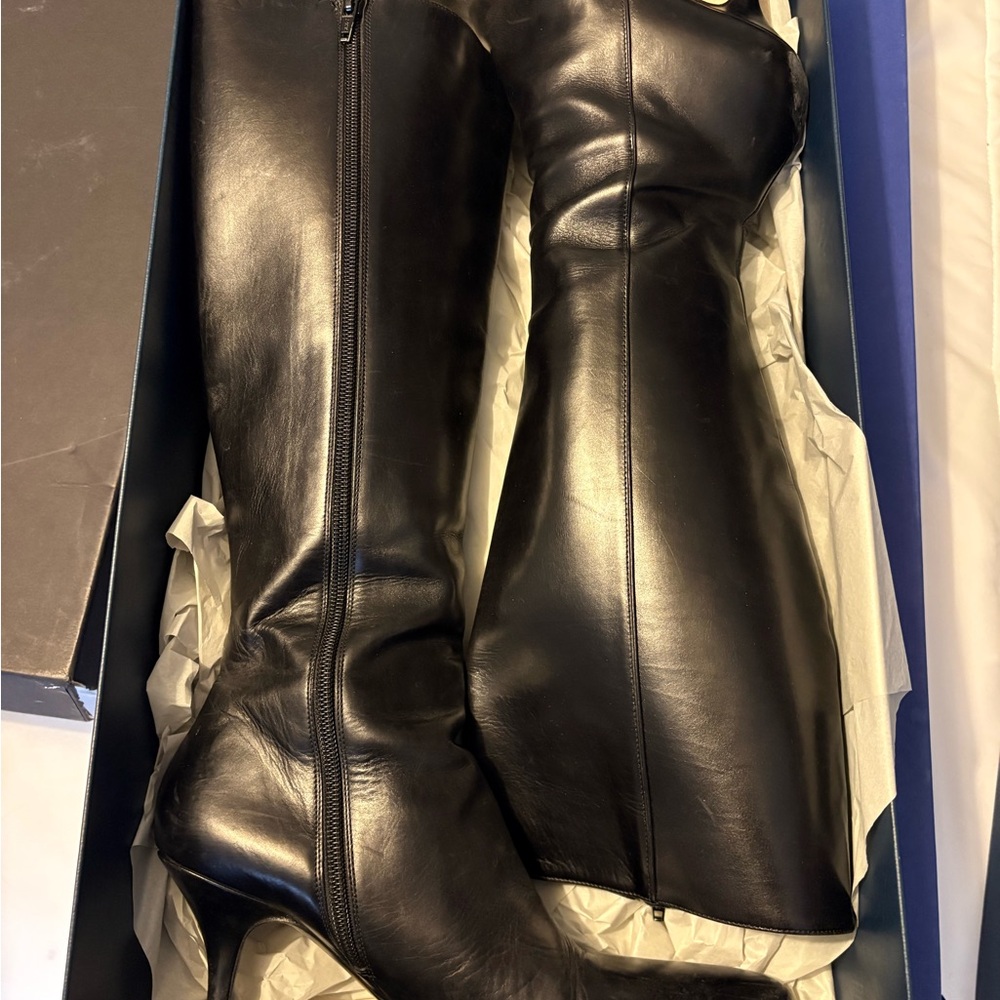 Cole Haan Black Heeled Boots